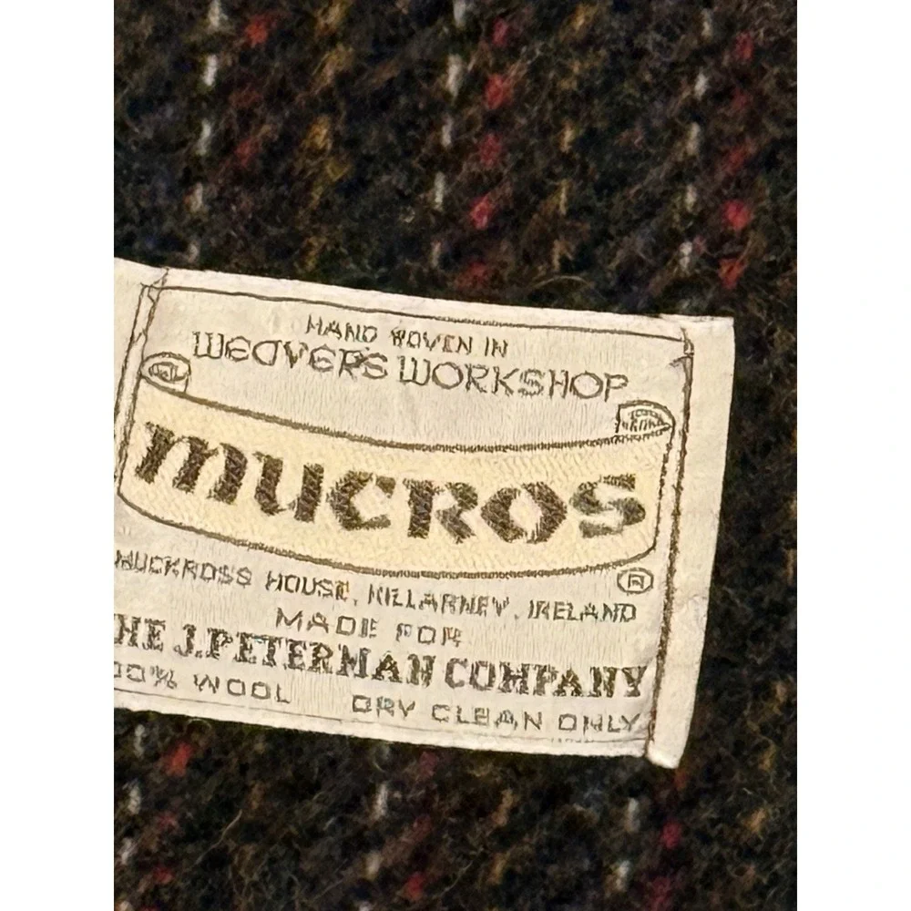 Men's Mucros House Weavers Brown Multicolor Scarf